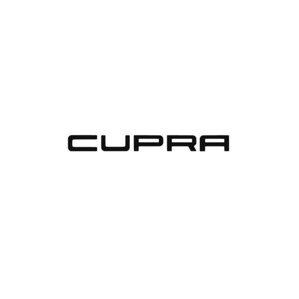 Cupra recht remklauwsticker set wit / zwart / rood / zilver
