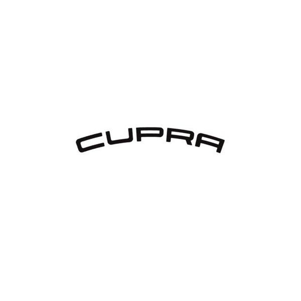Cupra rond remklauw stickerset wit / zwart / rood / zilver