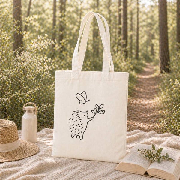 Katoenen tas - Egel 2 LIEFST.COM