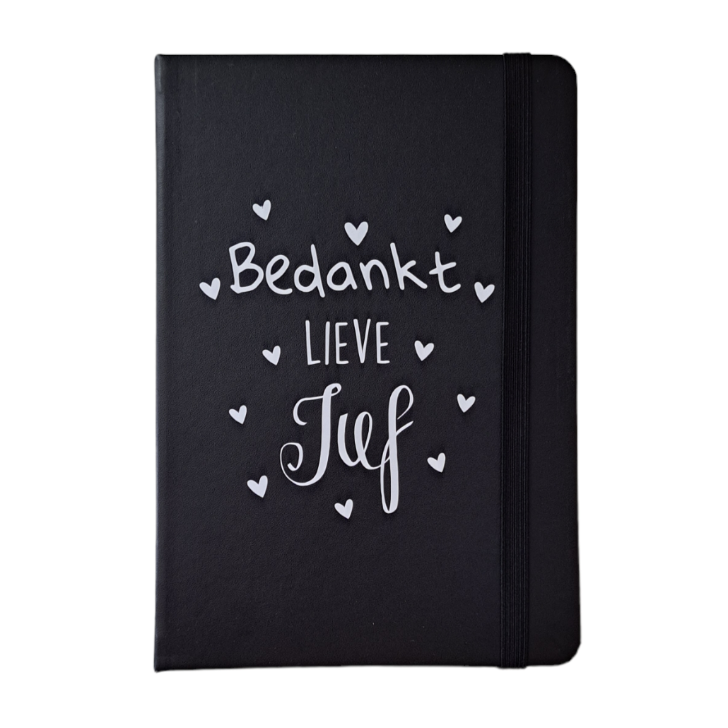 DIY- sticker Bedankt lieve meester/juf