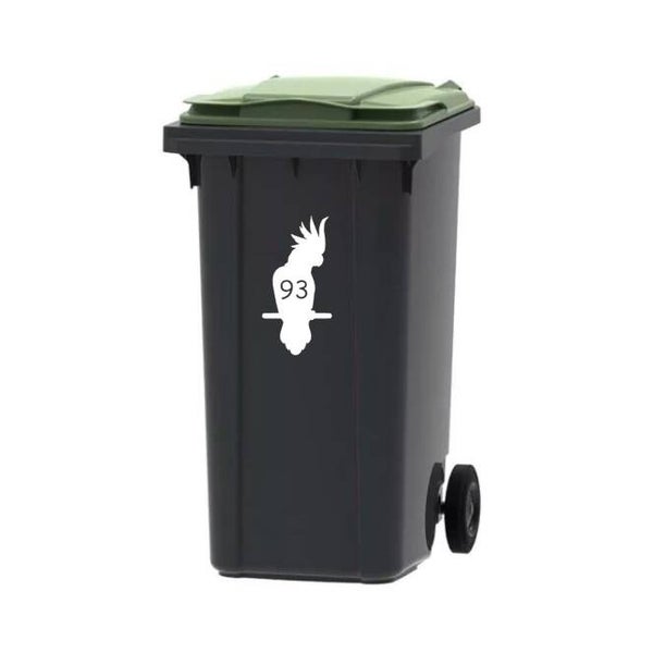 Vuilnisbak sticker | kliko sticker | container sticker | Kaketoe