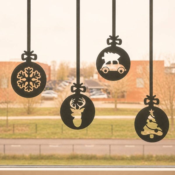Raasticker kerstbal