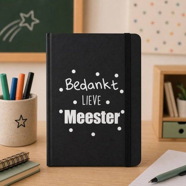 DIY- sticker Bedankt lieve meester/juf