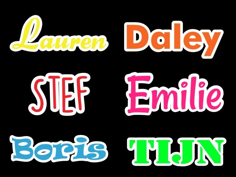 Naamsticker Fatbike 🚲 | LIEFST.COM