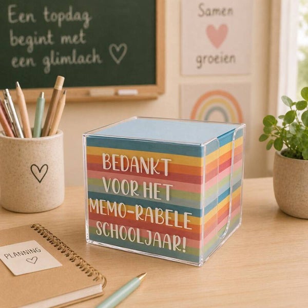 DIY-sticker Memoblaadjes