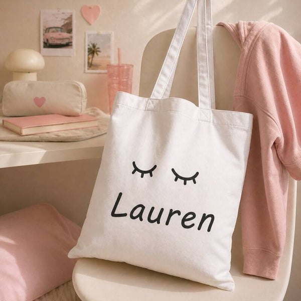 Katoenen tas - Oogjes LIEFST.COM