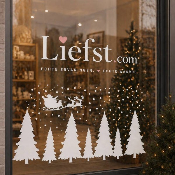 Raamstickers Kerstbomen GROOT