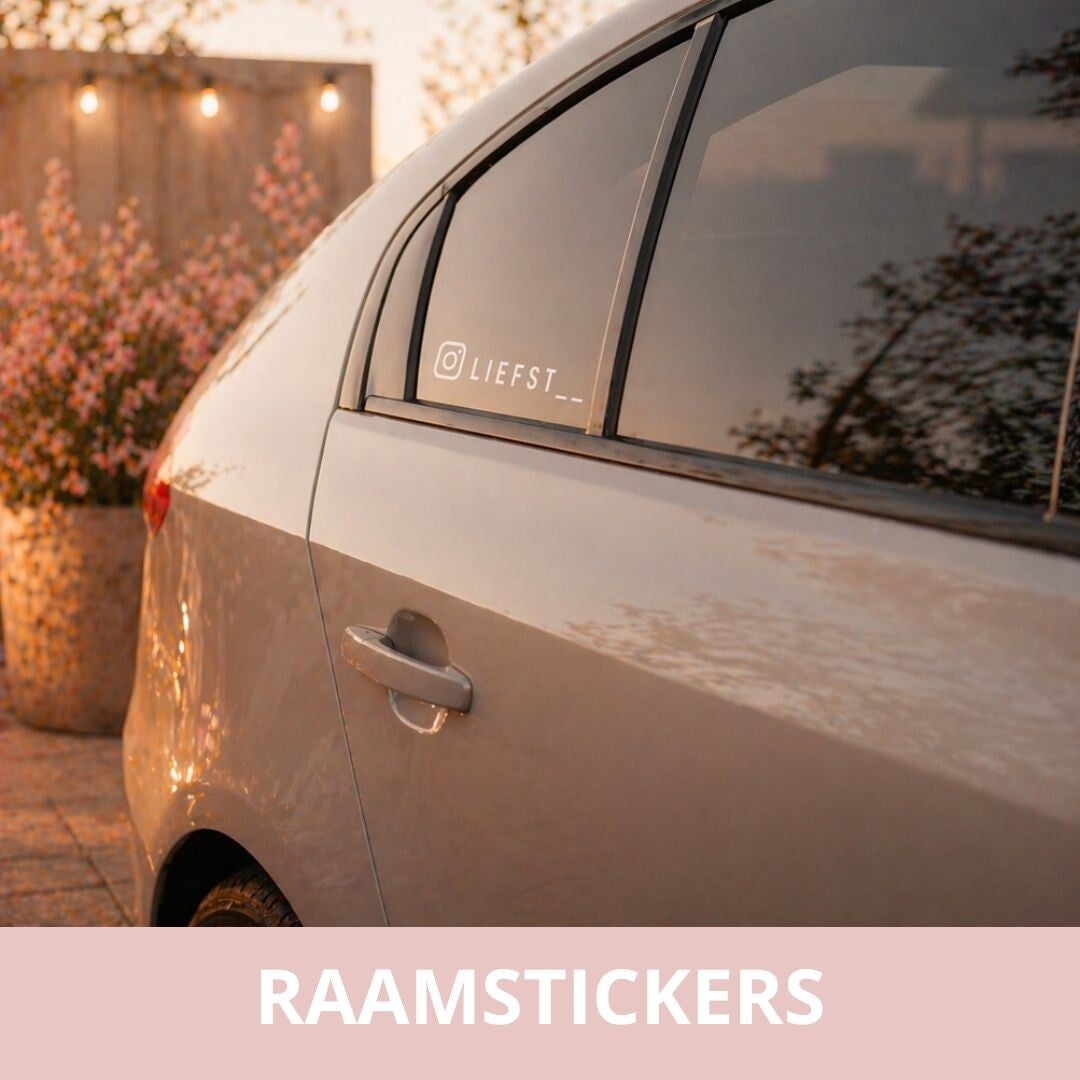 Raamstickers auto
