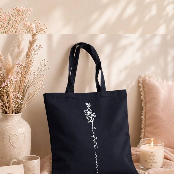 Katoenen tas - liefste mama LIEFST.COM