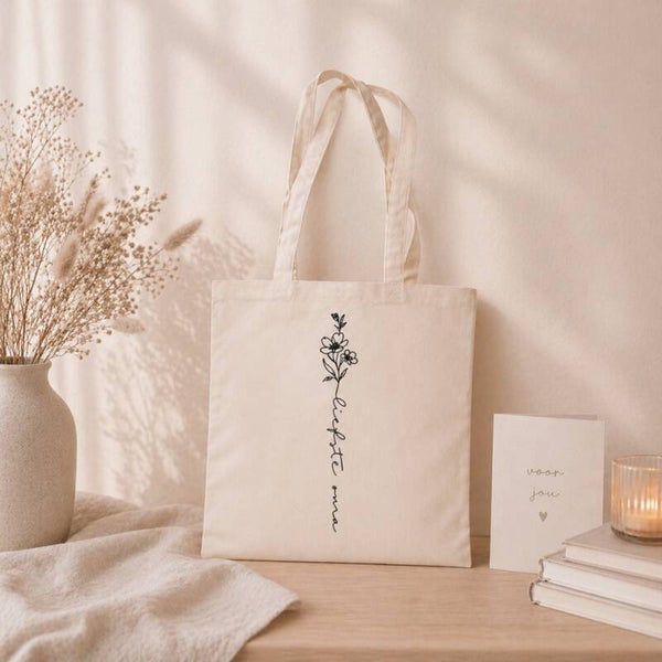 Katoenen tas - liefste oma LIEFST.COM