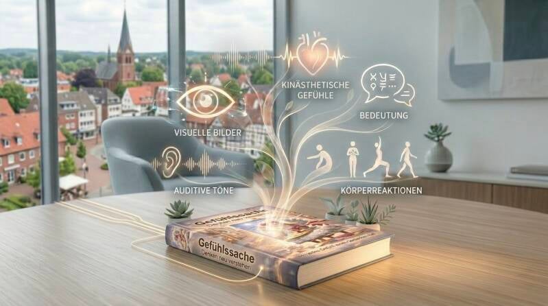 Bild vom Buch Gefühlssache auf einem Tisch