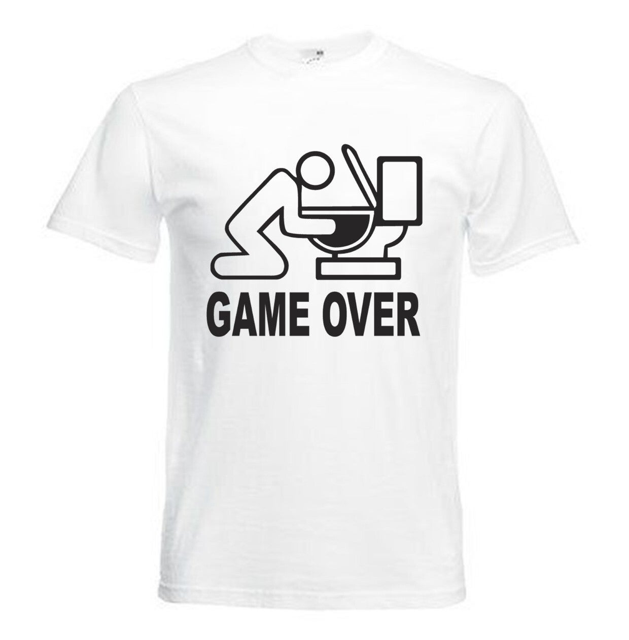 Tshirt Unisex mit Coolen Druck Adler Totenkopf Fun (Größe & Farbe auswählen) TSFBSW1-1