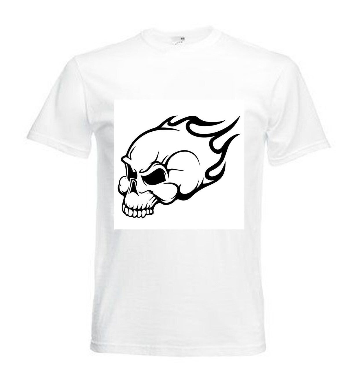 Tshirt Unisex mit Coolen Druck Adler Totenkopf Fun (Größe & Farbe auswählen) TSFBSW1