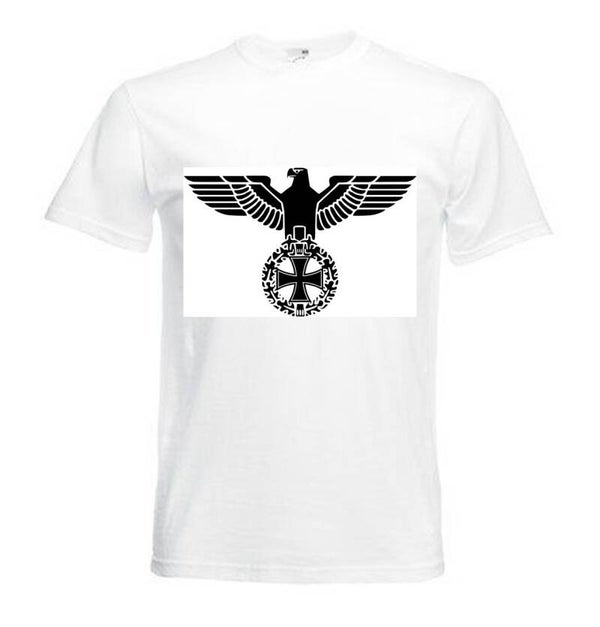 Tshirt Unisex mit Coolen Druck Adler Totenkopf Fun (Größe & Farbe auswählen) TSFBSW10-10