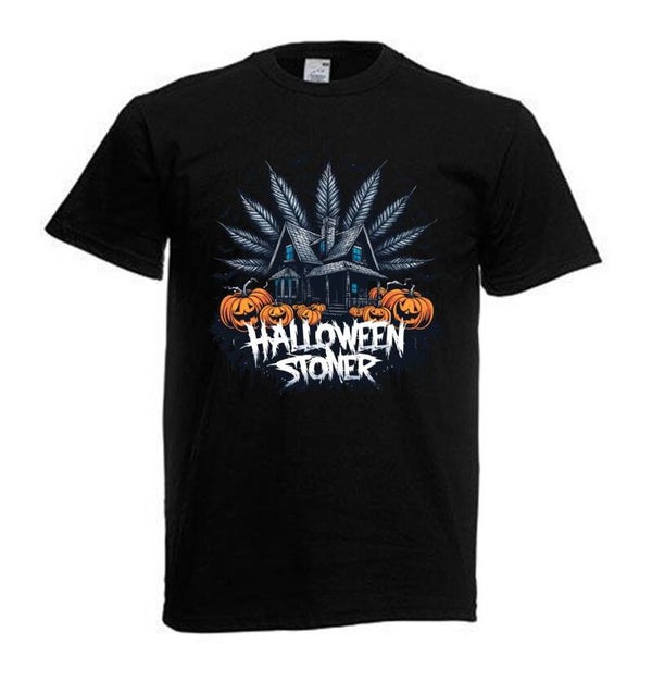 Tshirt Unisex mit Coolen Druck Weed Ganja Hanf Cannabis Psychedelic (Größe & Farbe auswählen) TSFBW1003