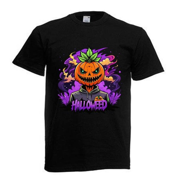 Tshirt Unisex mit Coolen Druck Weed Ganja Hanf Cannabis Psychedelic (Größe & Farbe auswählen) TSFBW1004