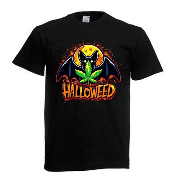 Tshirt Unisex mit Coolen Druck Weed Ganja Hanf Cannabis Psychedelic (Größe & Farbe auswählen) TSFBW1008