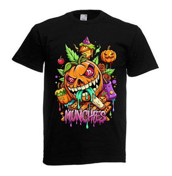 Tshirt Unisex mit Coolen Druck Weed Ganja Hanf Cannabis Psychedelic (Größe & Farbe auswählen) TSFBW1015