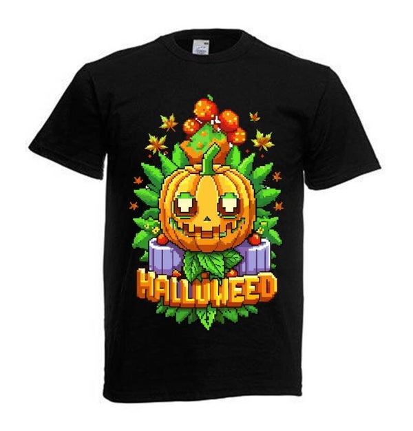 Tshirt Unisex mit Coolen Druck Weed Ganja Hanf Cannabis Psychedelic (Größe & Farbe auswählen) TSFBW1019