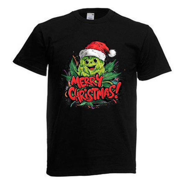 Tshirt Unisex mit Coolen Druck Weed Ganja Hanf Cannabis Psychedelic (Größe & Farbe auswählen) TSFBW1025