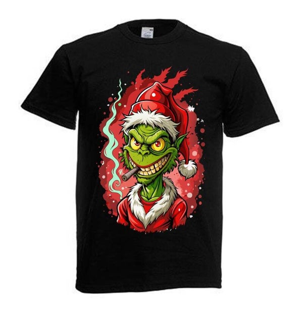 Tshirt Unisex mit Coolen Druck Weed Ganja Hanf Cannabis Psychedelic (Größe & Farbe auswählen) TSFBW1026