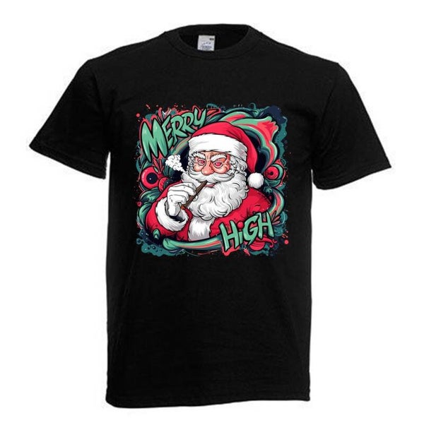 Tshirt Unisex mit Coolen Druck Weed Ganja Hanf Cannabis Psychedelic (Größe & Farbe auswählen) TSFBW1027