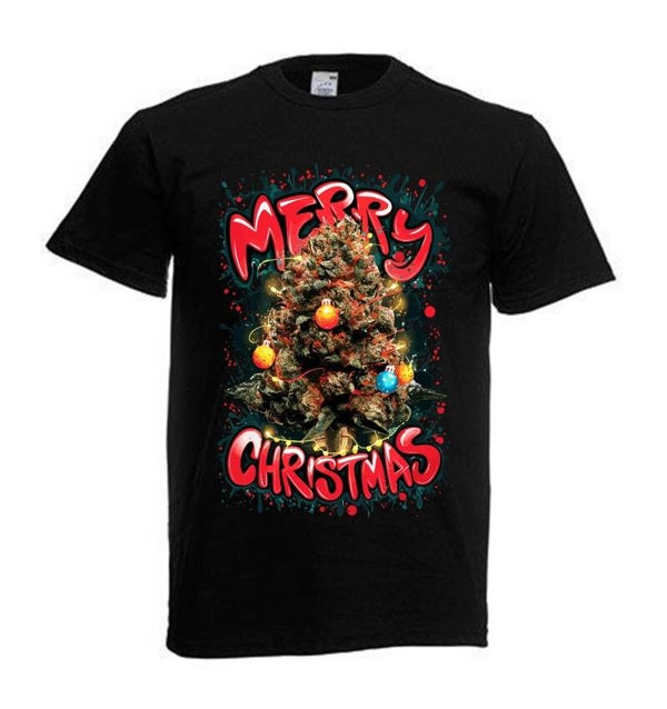 Tshirt Unisex mit Coolen Druck Weed Ganja Hanf Cannabis Psychedelic (Größe & Farbe auswählen) TSFBW1029