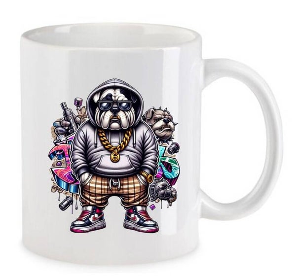Tasse Fun Film Comic Action Spass Weiß mit Druck (Siehe Foto) TFBG103