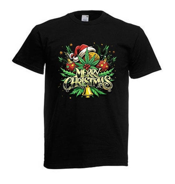 Tshirt Unisex mit Coolen Druck Weed Ganja Hanf Cannabis Psychedelic (Größe & Farbe auswählen) TSFBW1038