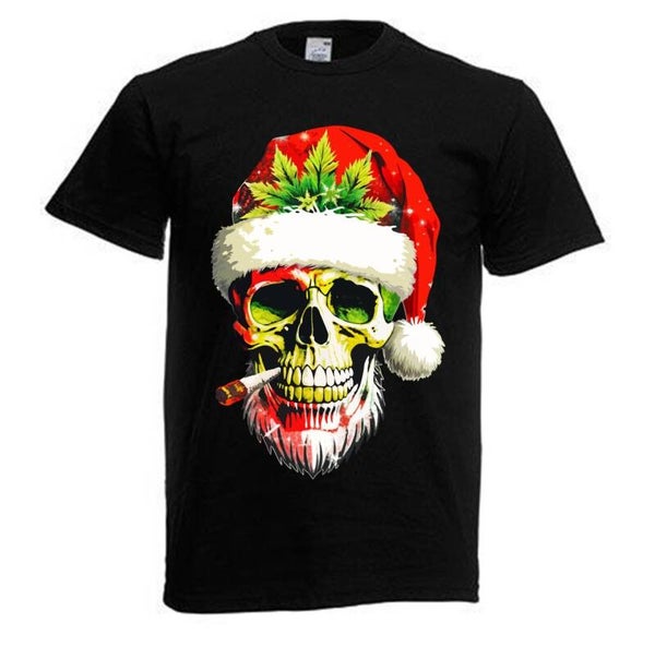 Tshirt Unisex mit Coolen Druck Weed Ganja Hanf Cannabis Psychedelic (Größe & Farbe auswählen) TSFBW1043