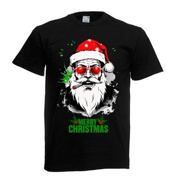 Tshirt Unisex mit Coolen Druck Weed Ganja Hanf Cannabis Psychedelic (Größe & Farbe auswählen) TSFBW1045