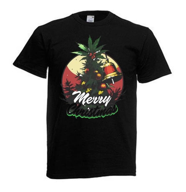 Tshirt Unisex mit Coolen Druck Weed Ganja Hanf Cannabis Psychedelic (Größe & Farbe auswählen) TSFBW1049
