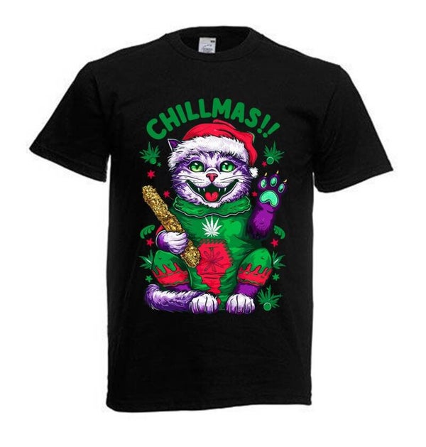 Tshirt Unisex mit Coolen Druck Weed Ganja Hanf Cannabis Psychedelic (Größe & Farbe auswählen) TSFBW1066