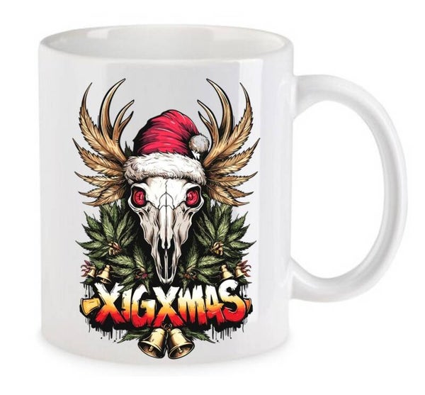 Tasse Weed Cannabis Psychodelic Weiß mit Druck (Siehe Foto) TFBW1067