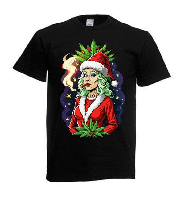 Tshirt Unisex mit Coolen Druck Weed Ganja Hanf Cannabis Psychedelic (Größe & Farbe auswählen) TSFBW1070