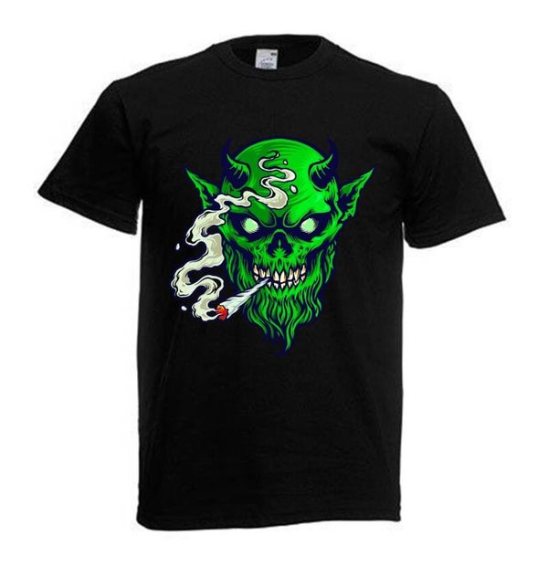 Tshirt Unisex mit Coolen Druck Weed Ganja Hanf Cannabis Psychedelic (Größe & Farbe auswählen) TSFBW1081