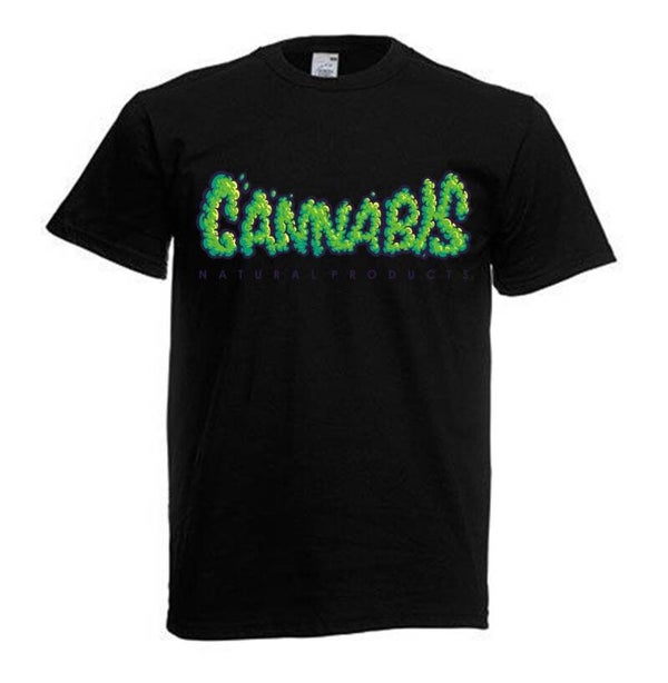 Tshirt Unisex mit Coolen Druck Weed Ganja Hanf Cannabis Psychedelic (Größe & Farbe auswählen) TSFBW1090