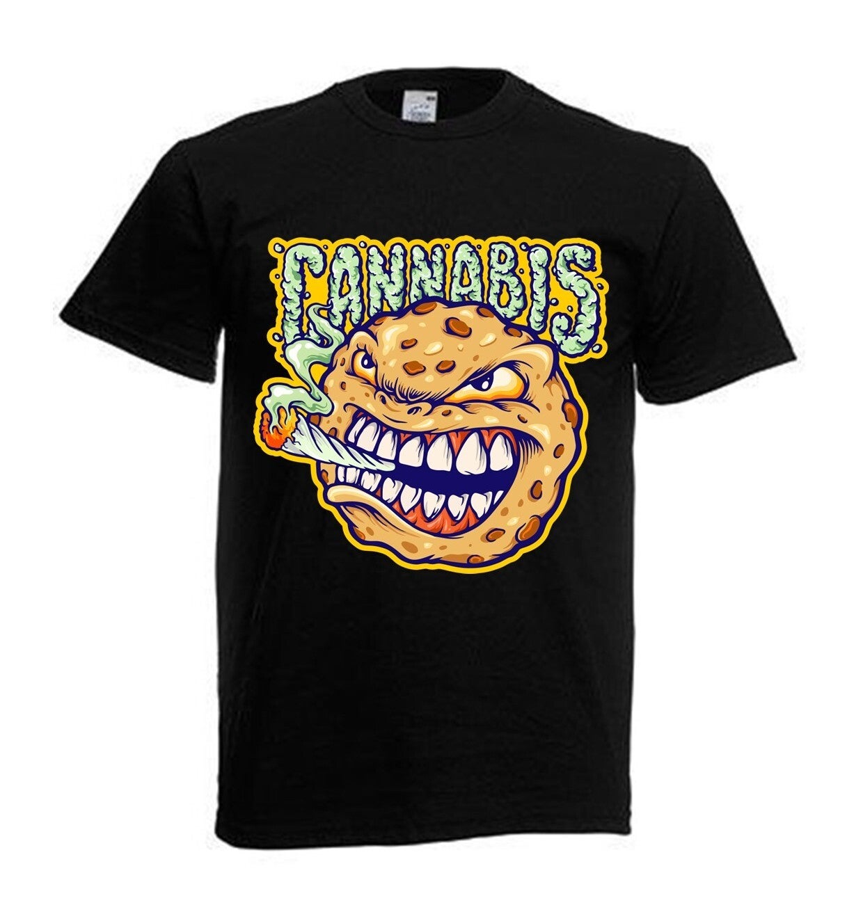 Tshirt Unisex mit Coolen Druck Weed Ganja Hanf Cannabis Psychedelic (Größe & Farbe auswählen) TSFBW1096