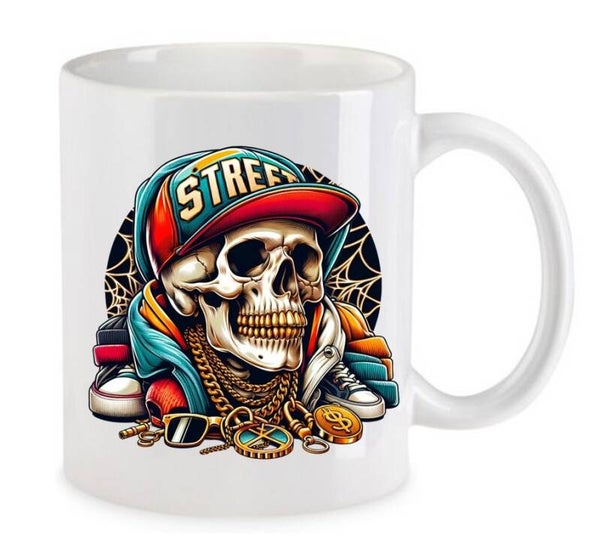 Tasse Fun Film Comic Action Spass Weiß mit Druck (Siehe Foto) TFBG117
