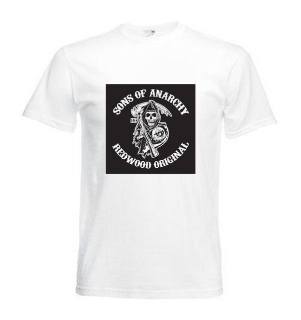 Tshirt Unisex mit Coolen Druck Adler Totenkopf Fun (Größe & Farbe auswählen) TSFBSW12-12