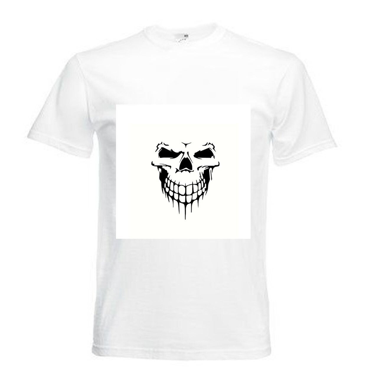 Tshirt Unisex mit Coolen Druck Adler Totenkopf Fun (Größe & Farbe auswählen) TSFBSW12