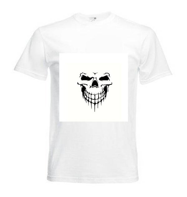 Tshirt Unisex mit Coolen Druck Adler Totenkopf Fun (Größe & Farbe auswählen) TSFBSW12