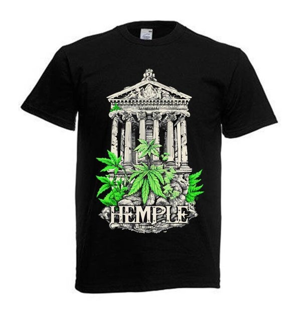 Tshirt Unisex mit Coolen Druck Weed Ganja Hanf Cannabis Psychedelic (Größe & Farbe auswählen) TSFBW155