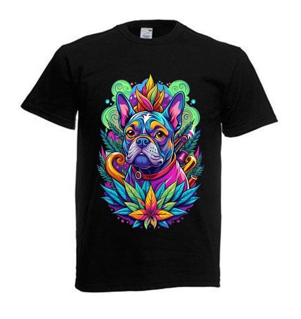 Tshirt Unisex mit Coolen Druck Weed Ganja Hanf Cannabis Psychedelic (Größe & Farbe auswählen) TSFBW163