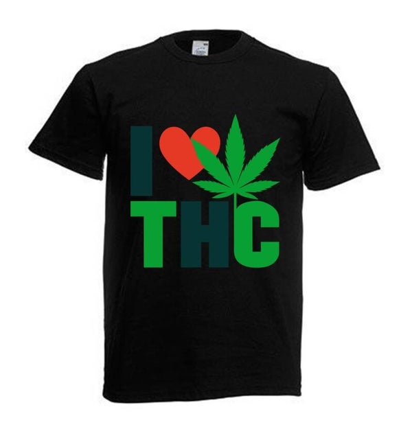 Tshirt Unisex mit Coolen Druck Weed Ganja Hanf Cannabis Psychedelic (Größe & Farbe auswählen) TSFBW168
