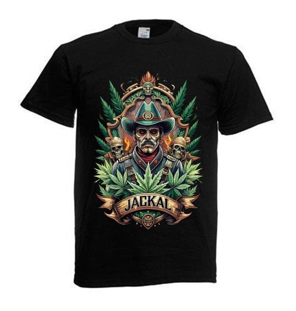 Tshirt Unisex mit Coolen Druck Weed Ganja Hanf Cannabis Psychedelic (Größe & Farbe auswählen) TSFBW181