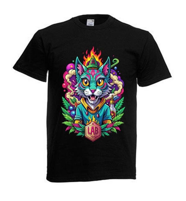 Tshirt Unisex mit Coolen Druck Weed Ganja Hanf Cannabis Psychedelic (Größe & Farbe auswählen) TSFBW185