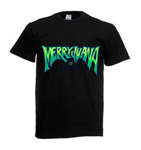Tshirt Unisex mit Coolen Druck Weed Ganja Hanf Cannabis Psychedelic (Größe & Farbe auswählen) TSFBW19
