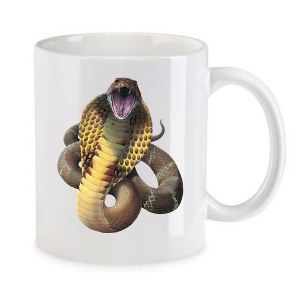 Tasse Reptilien Weiß mit Druck (Siehe Foto) TFBR19
