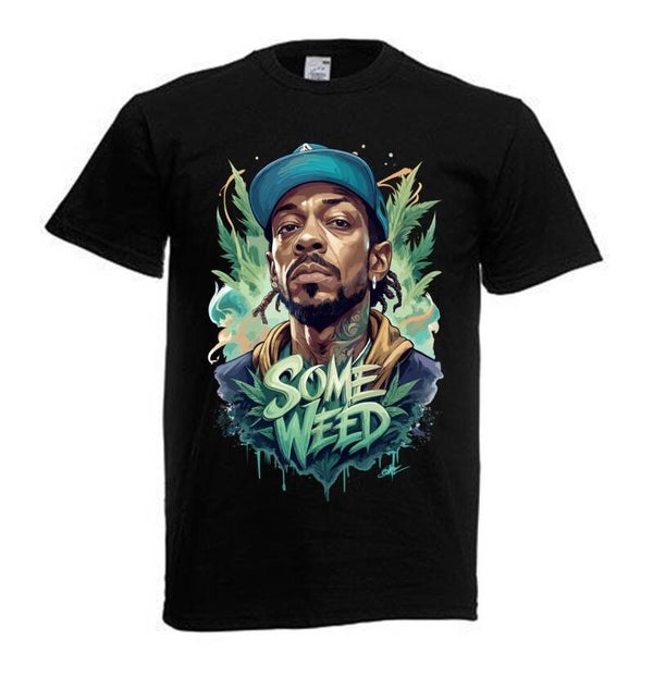 Tshirt Unisex mit Coolen Druck Weed Ganja Hanf Cannabis Psychedelic (Größe & Farbe auswählen) TSFBW190